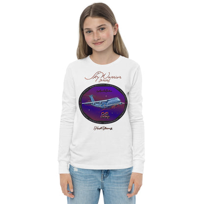 White - C5 Galaxy (Limited Edition) Youth long sleeve tee