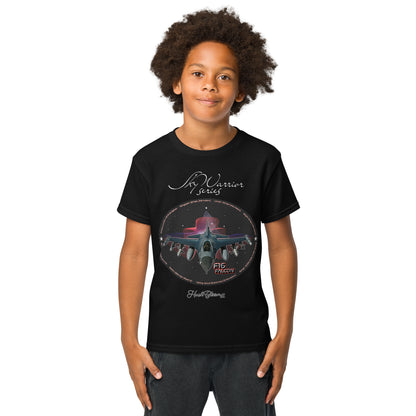 Black - F16 Falcon Youth t-shirt