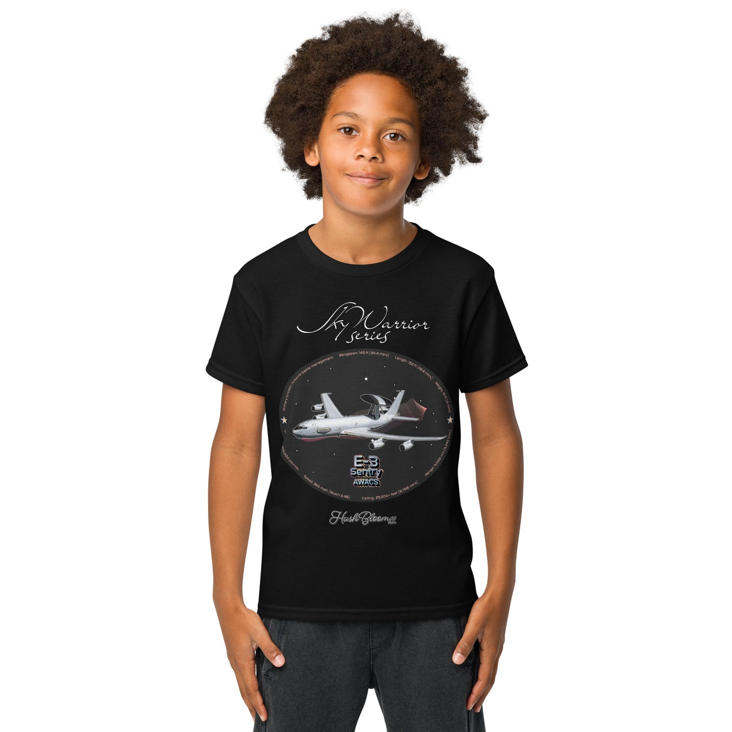 Black - E3 Sentry Youth t-shirt