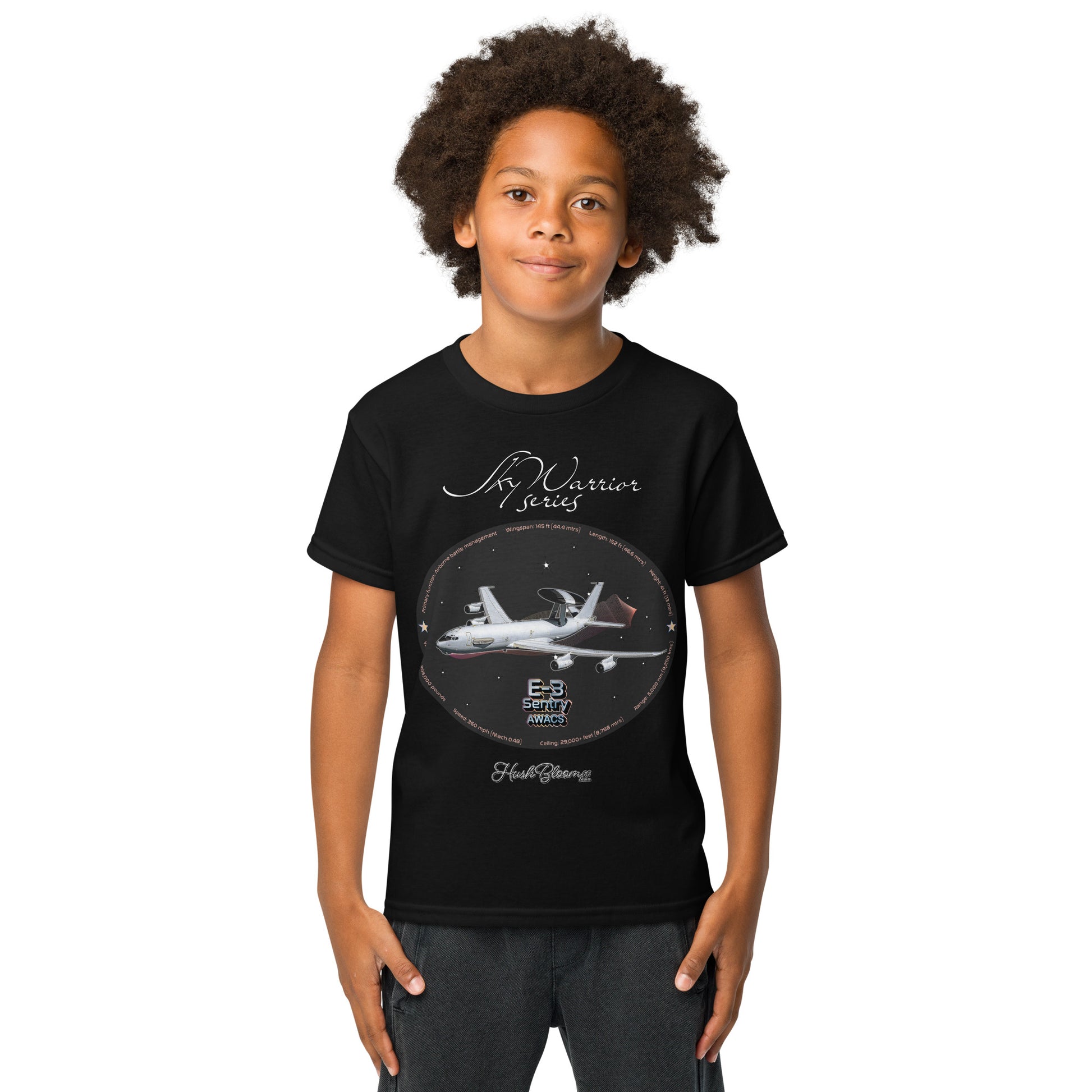 Black - E3 Sentry Youth t-shirt