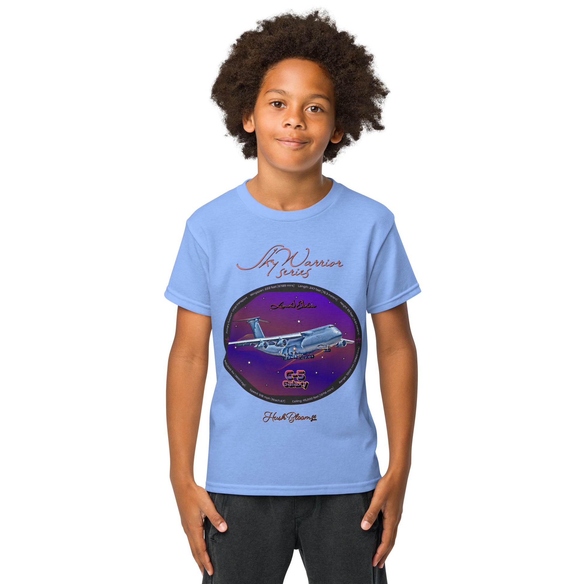Carolina Blue - C5 Galaxy (Limited Edition) Youth t-shirt