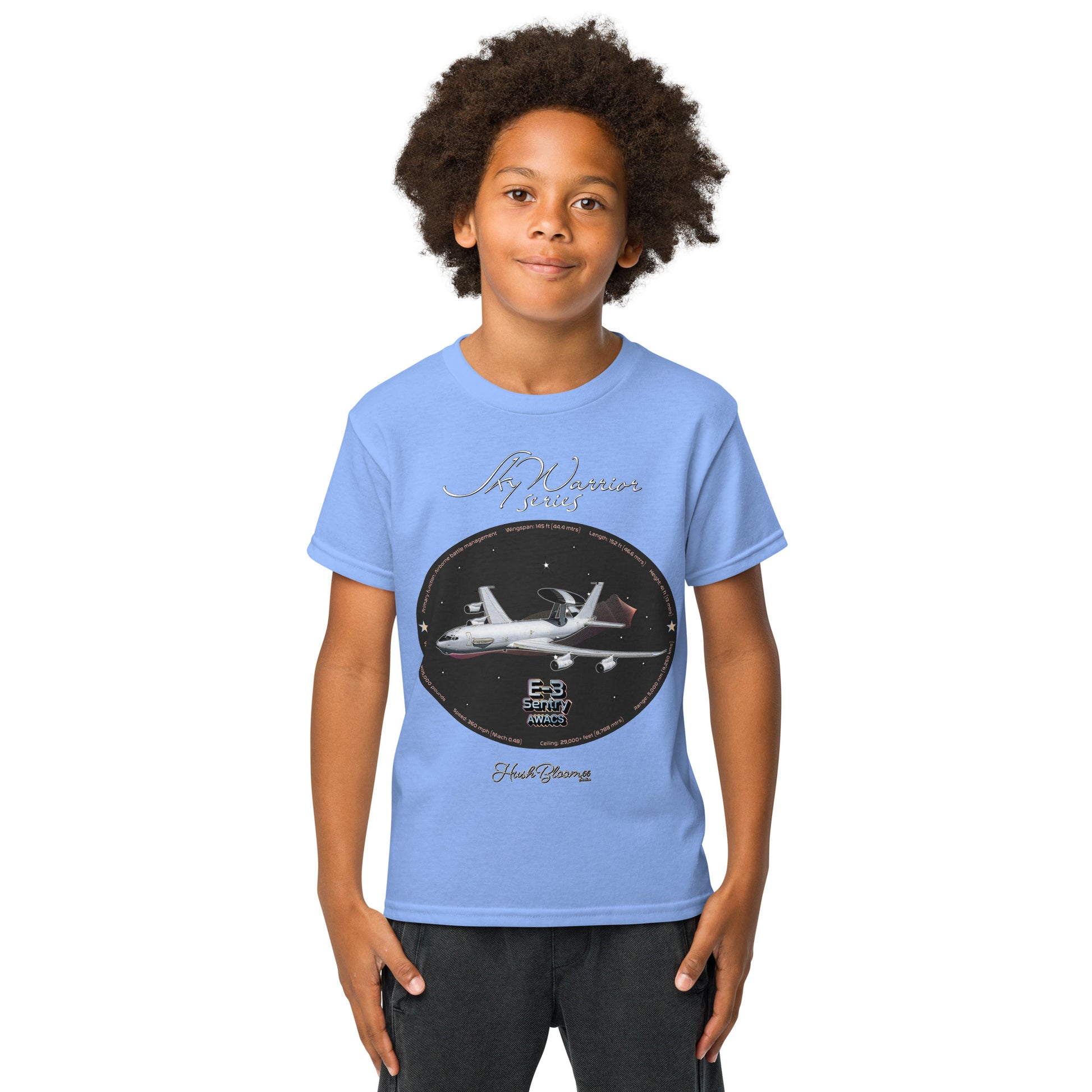 Carolina Blue - E3 Sentry Youth t-shirt