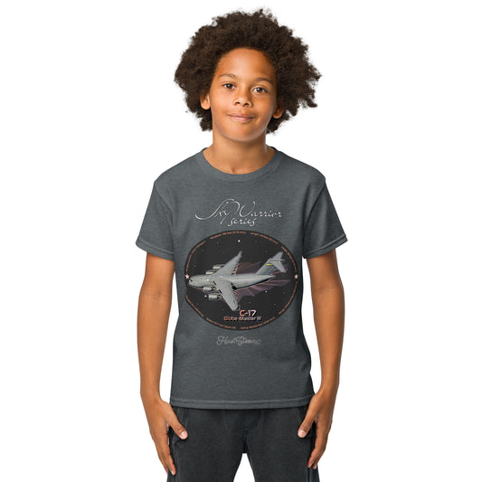 Dark Heather - C17 Globe Master III Youth t-shirt