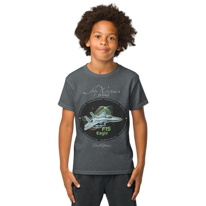 Dark Heather - F15 Eagle Youth t-shirt