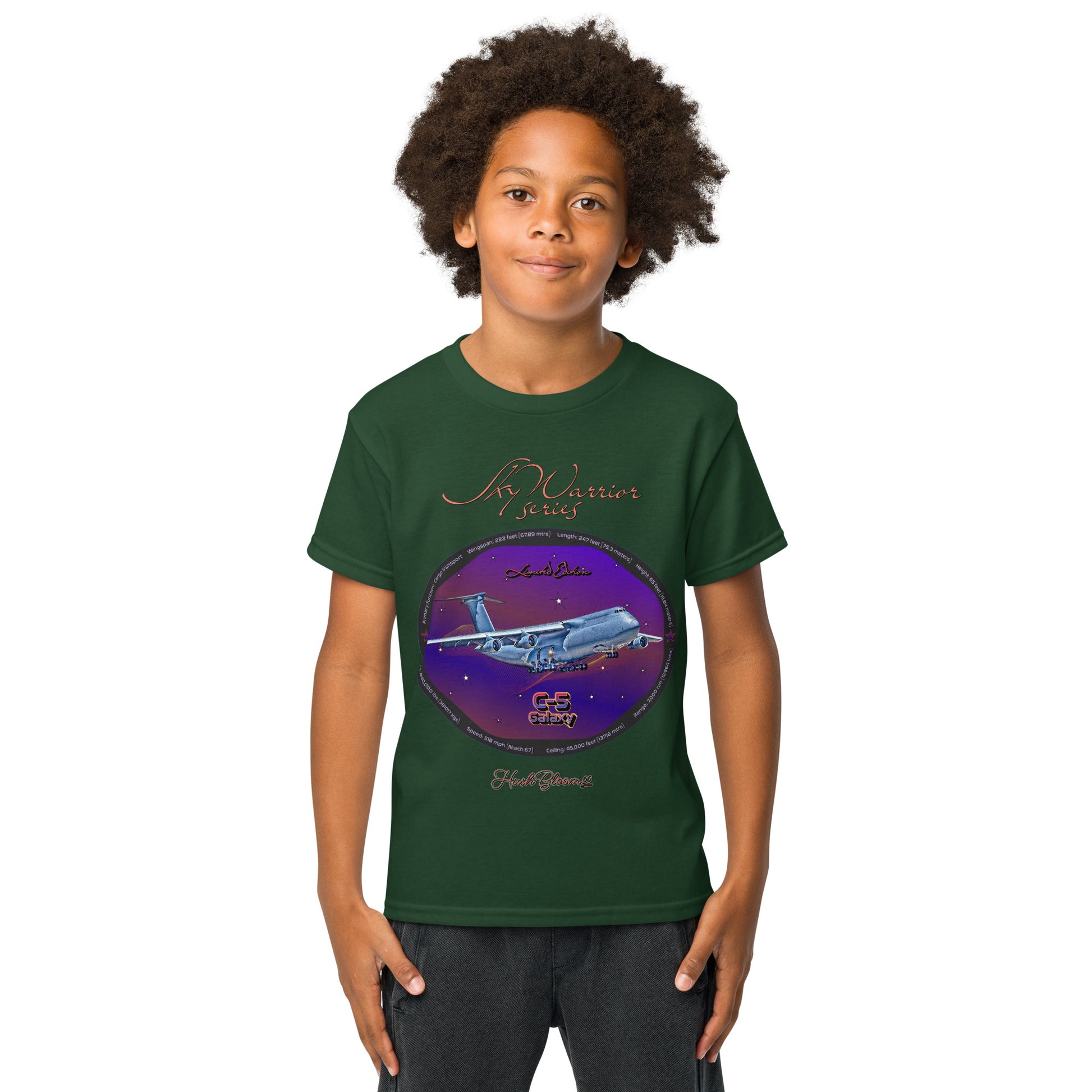 Forest Green - C5 Galaxy (Limited Edition) Youth t-shirt