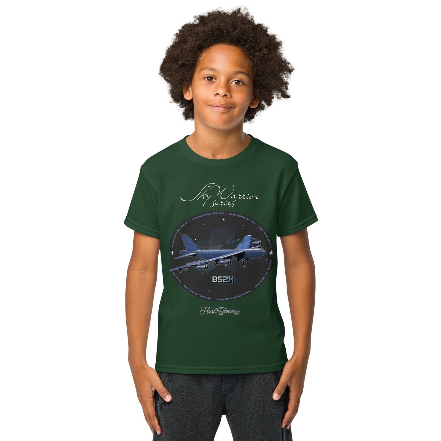 Forest Green - B52H Stratofortress- Youth t-shirt T-Shirt