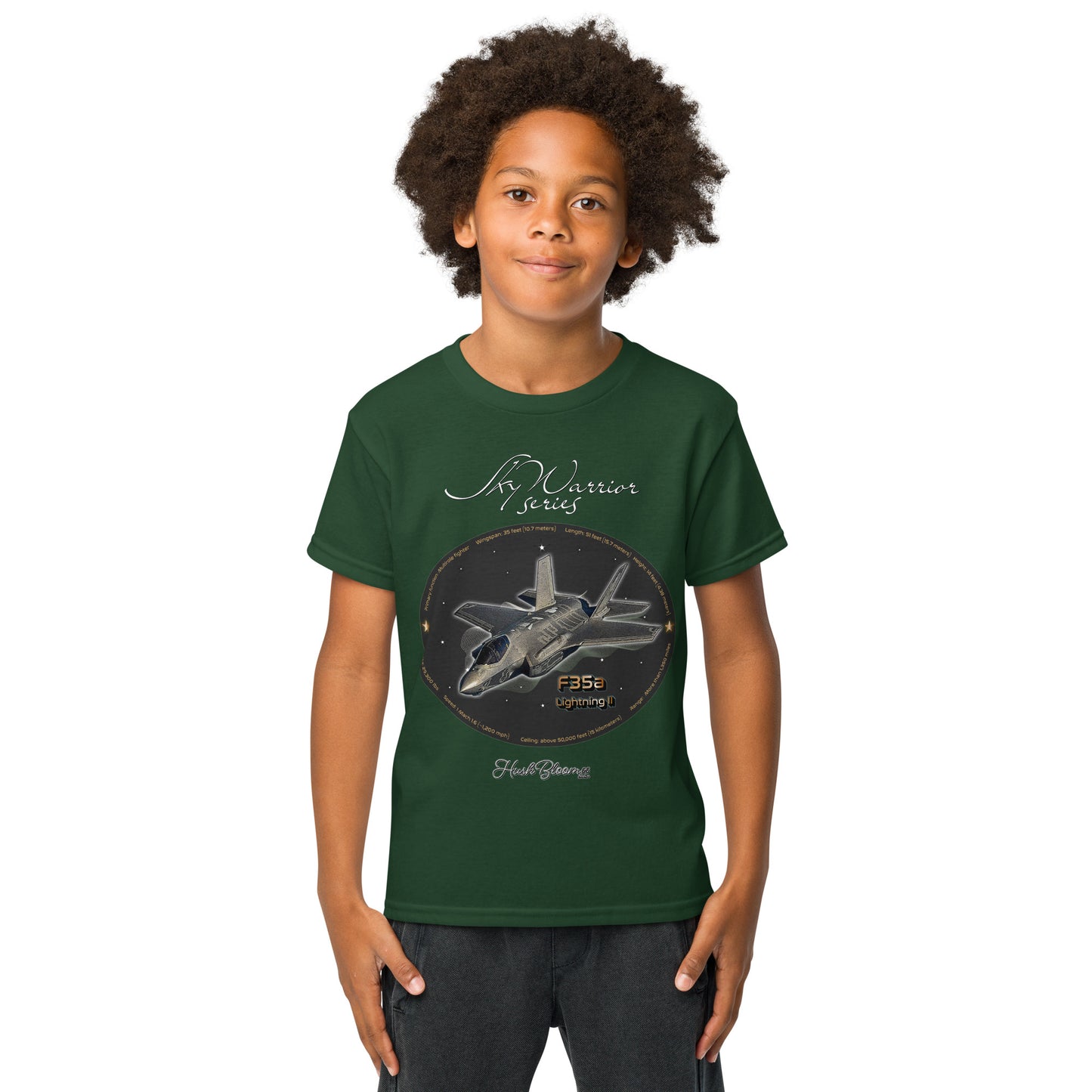 Forest Green - F35A Lightning Youth t-shirt