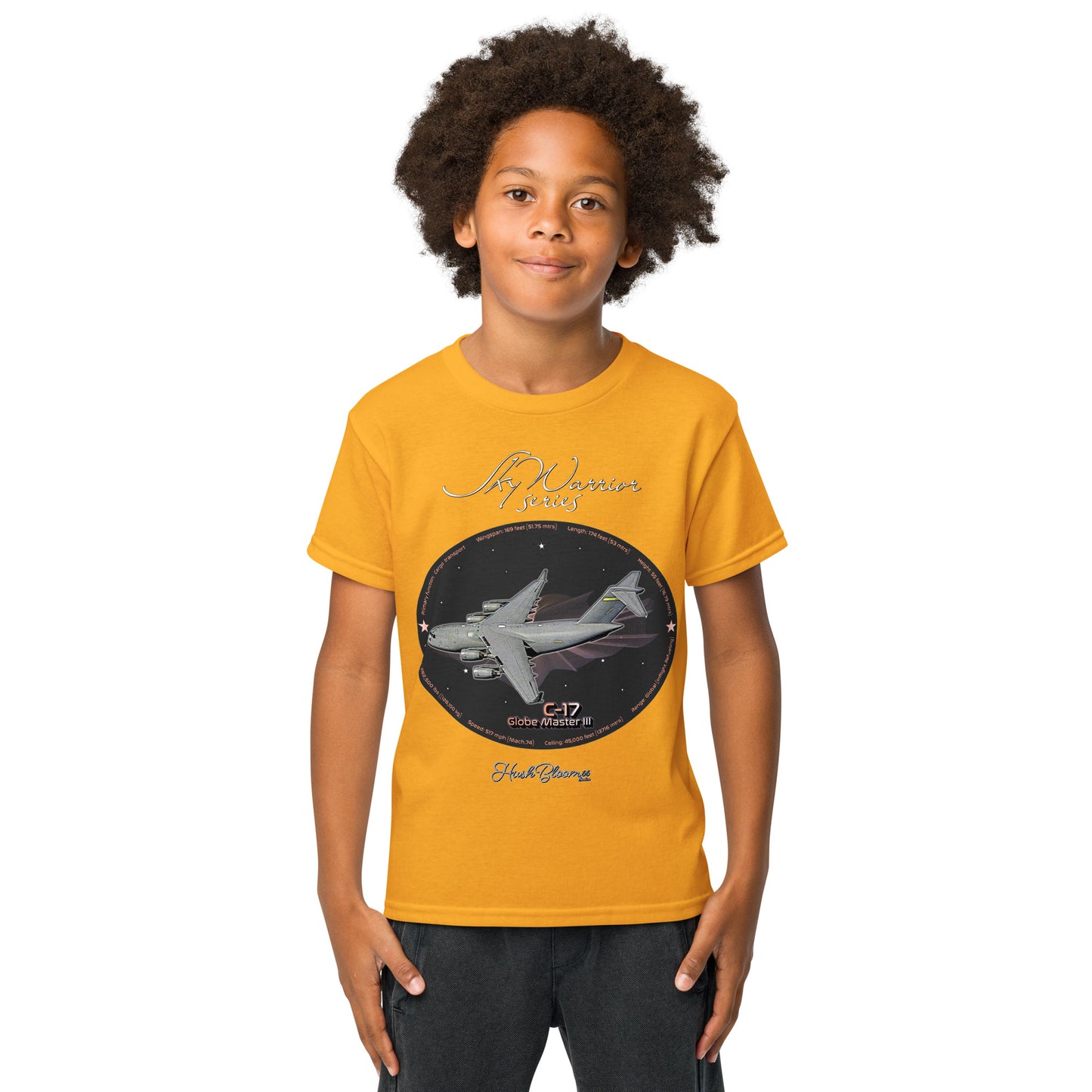 Gold - C17 Globe Master III Youth t-shirt