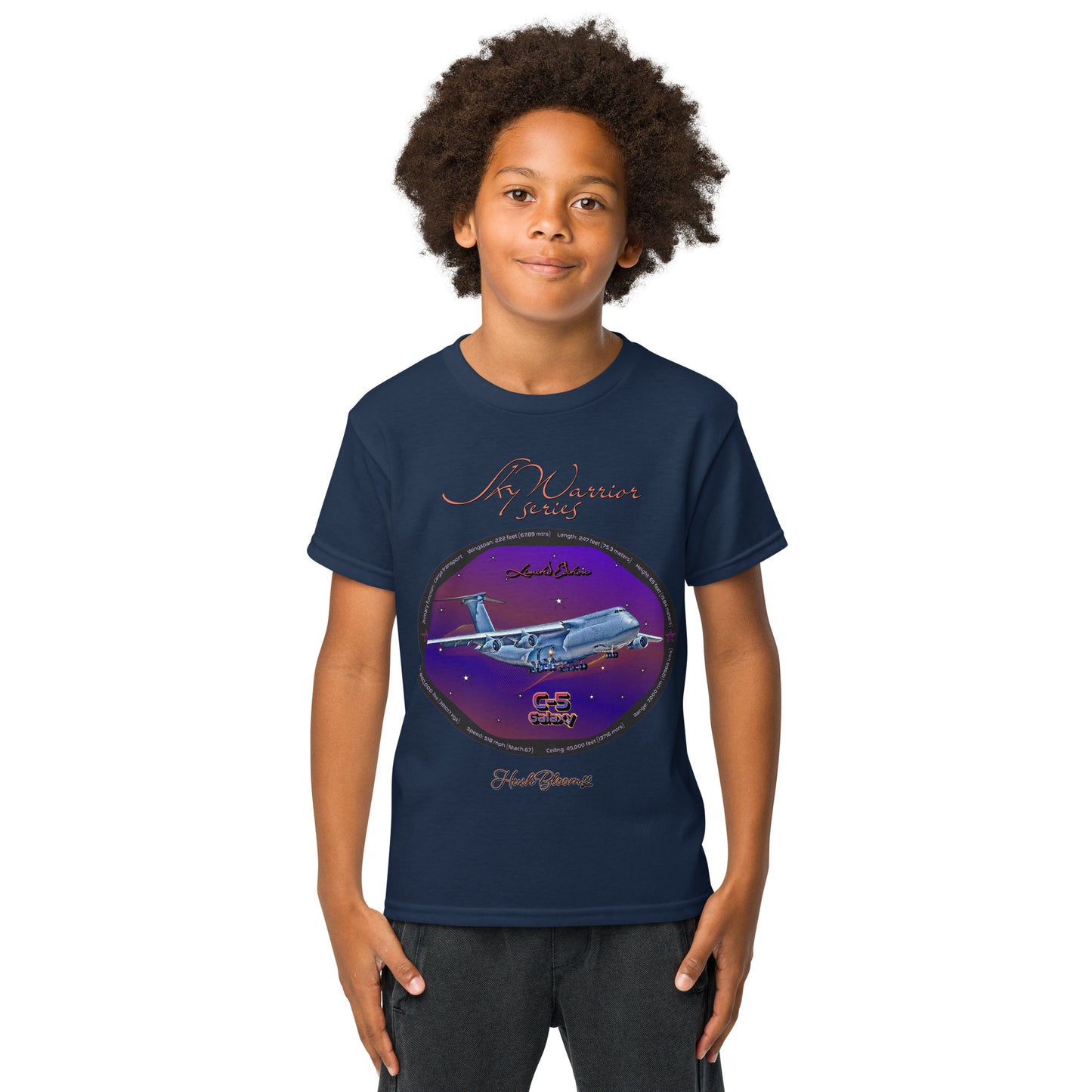 Navy - C5 Galaxy (Limited Edition) Youth t-shirt