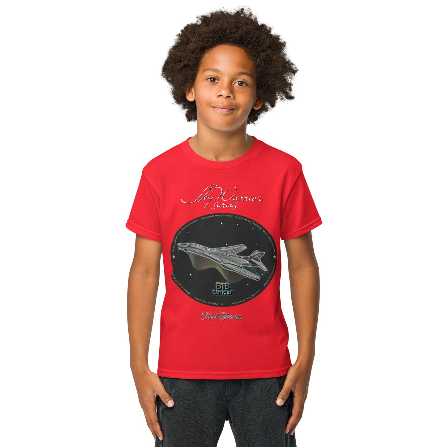 Red - B1B Lancer Youth t-shirt