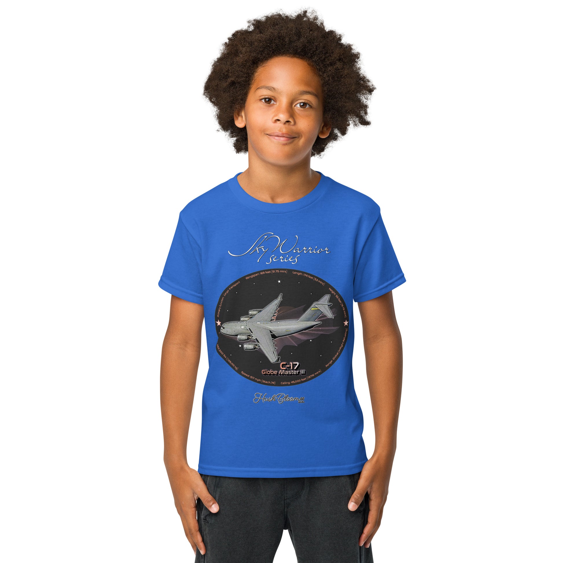 Royal - C17 Globe Master III Youth t-shirt