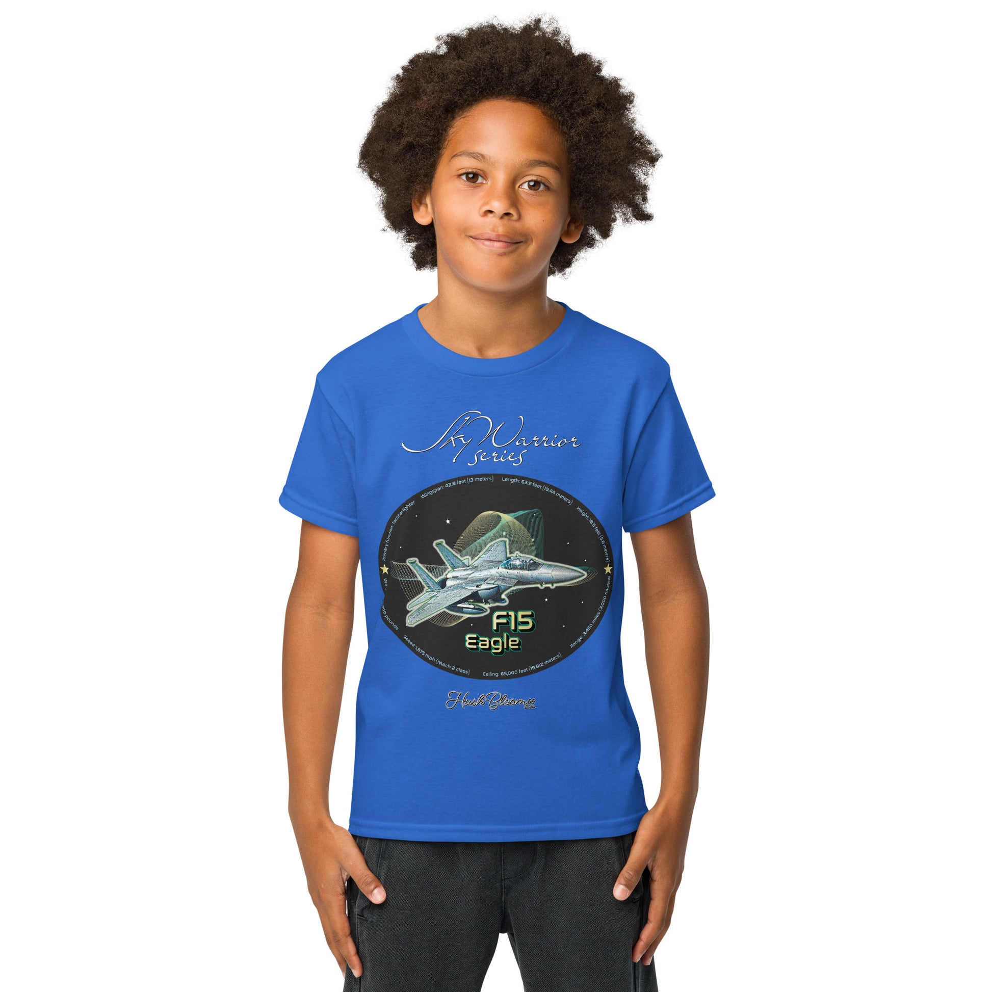 Royal - F15 Eagle Youth t-shirt
