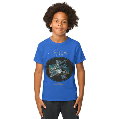 Royal - F22 Raptor Youth t-shirt